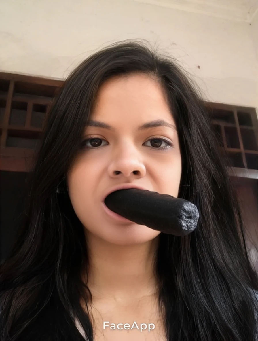 Make her suck big black cock